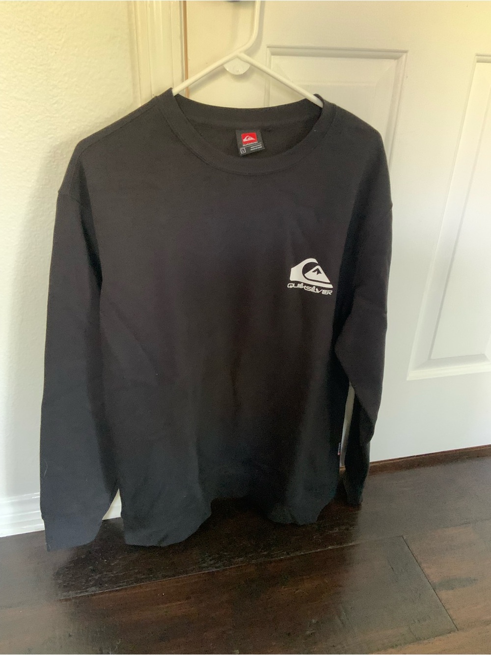 Quiksilver Men’s Long Sleeve Crew Tee - Black